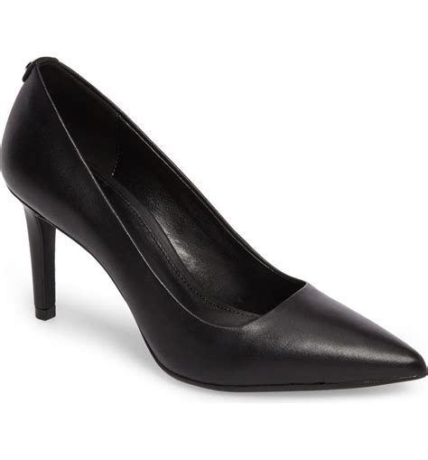 michael kors dorothy flex pump black leather|michael kors jilly flex pumps.